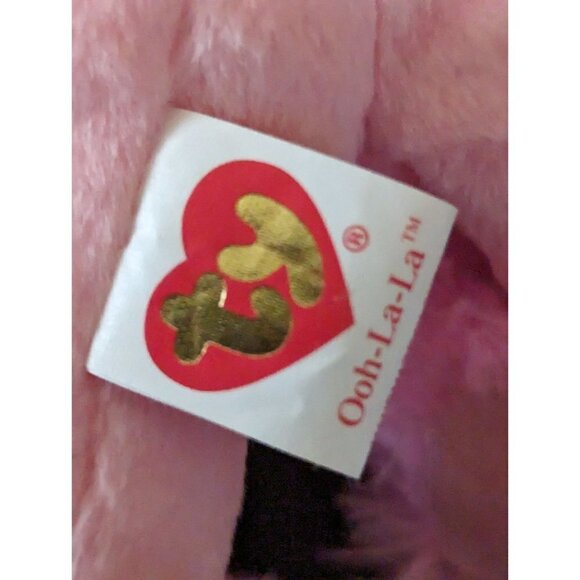 TY Beanie Baby - OOH-LA-LA the Pink Poodle Dog (6 inch) - MWMTs Stuffed Animal - Picture 8 of 11